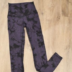 Lululemon Wunder Under tie dye leggings Size 4